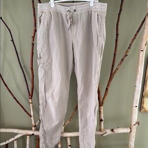 Men's Beige Casual Pants